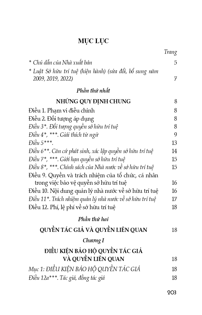 Luật Sở Hữu Trí Tuệ (Hiện Hành) (Sửa Đổi, Bổ Sung Năm 2009, 2019, 2022)