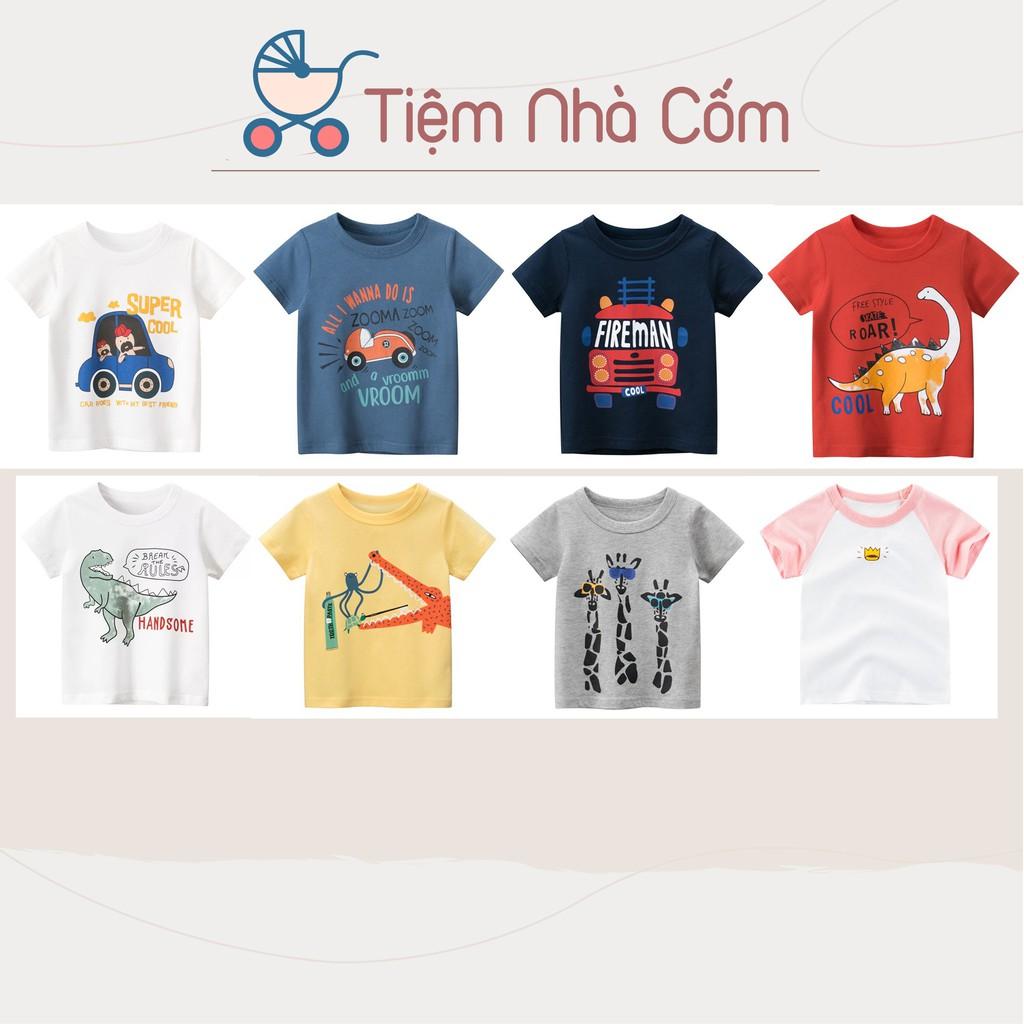 Áo thun cổ tròn cotton cho bé trai, bé gái 27KIDS siêu đẹp