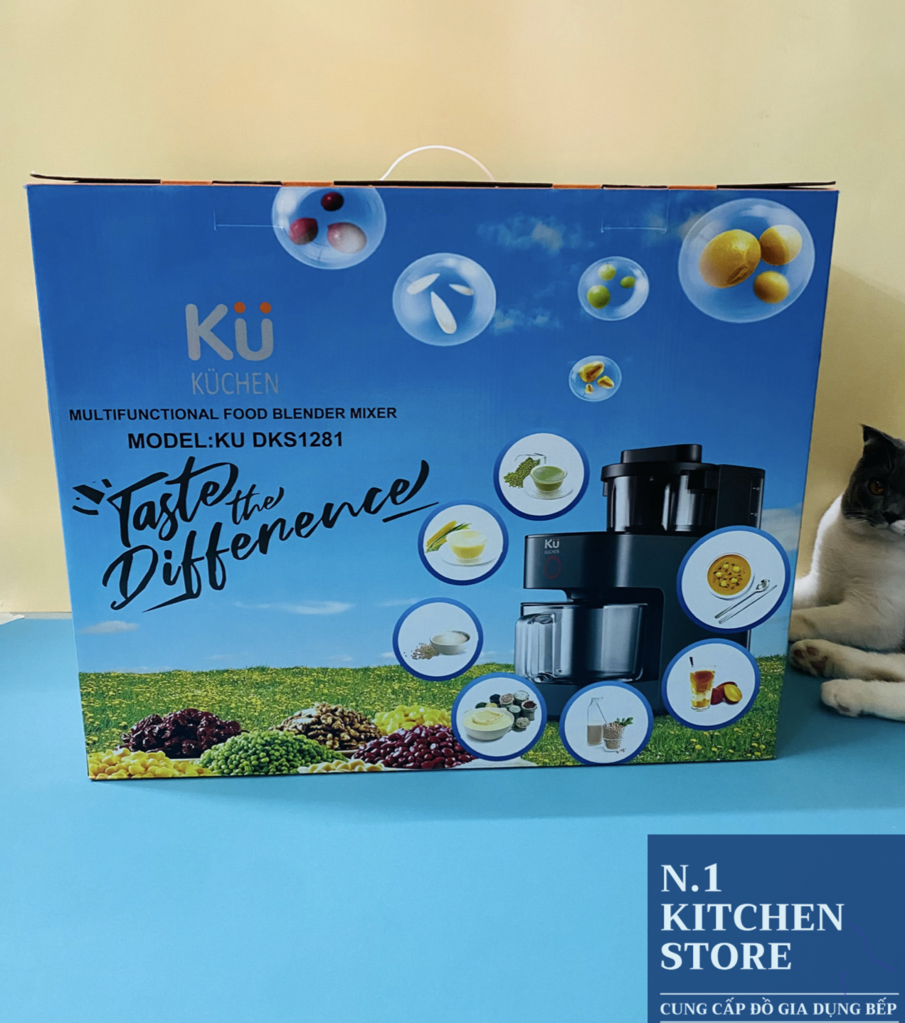 Máy sữa hạt đa năng KUCHEN DKS1281 - Hàng Chính Hãng