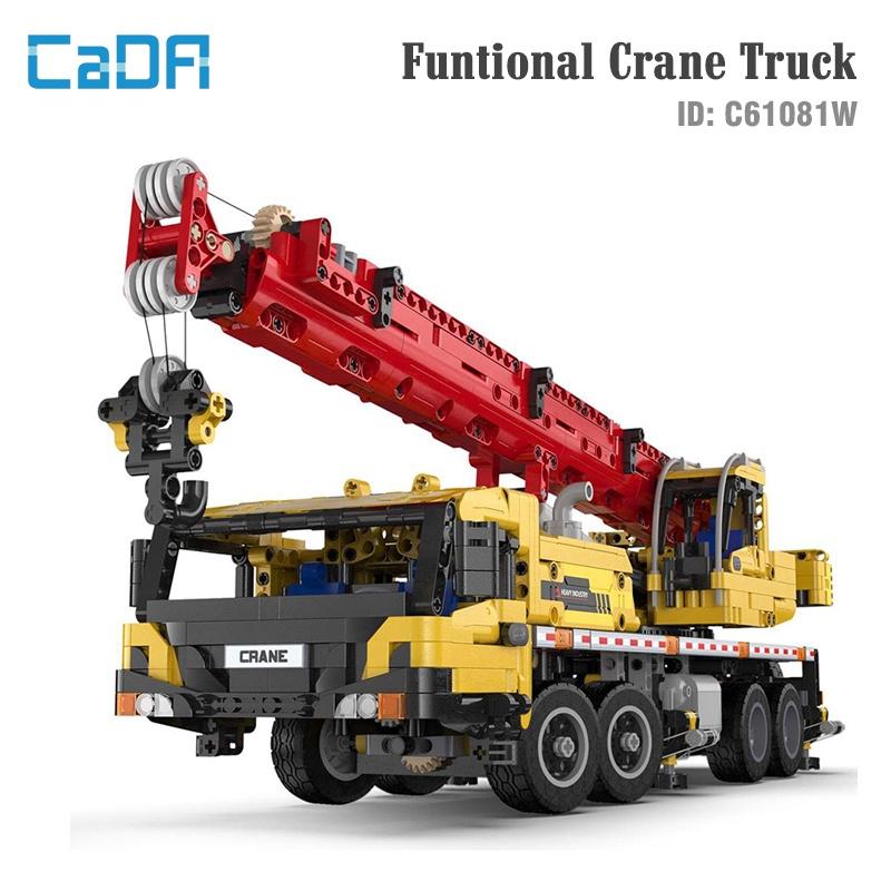 Đồ Chơi Lắp Ráp Điều Khiển Xe Cẩu Functional Crane Truck – CADA C61081W