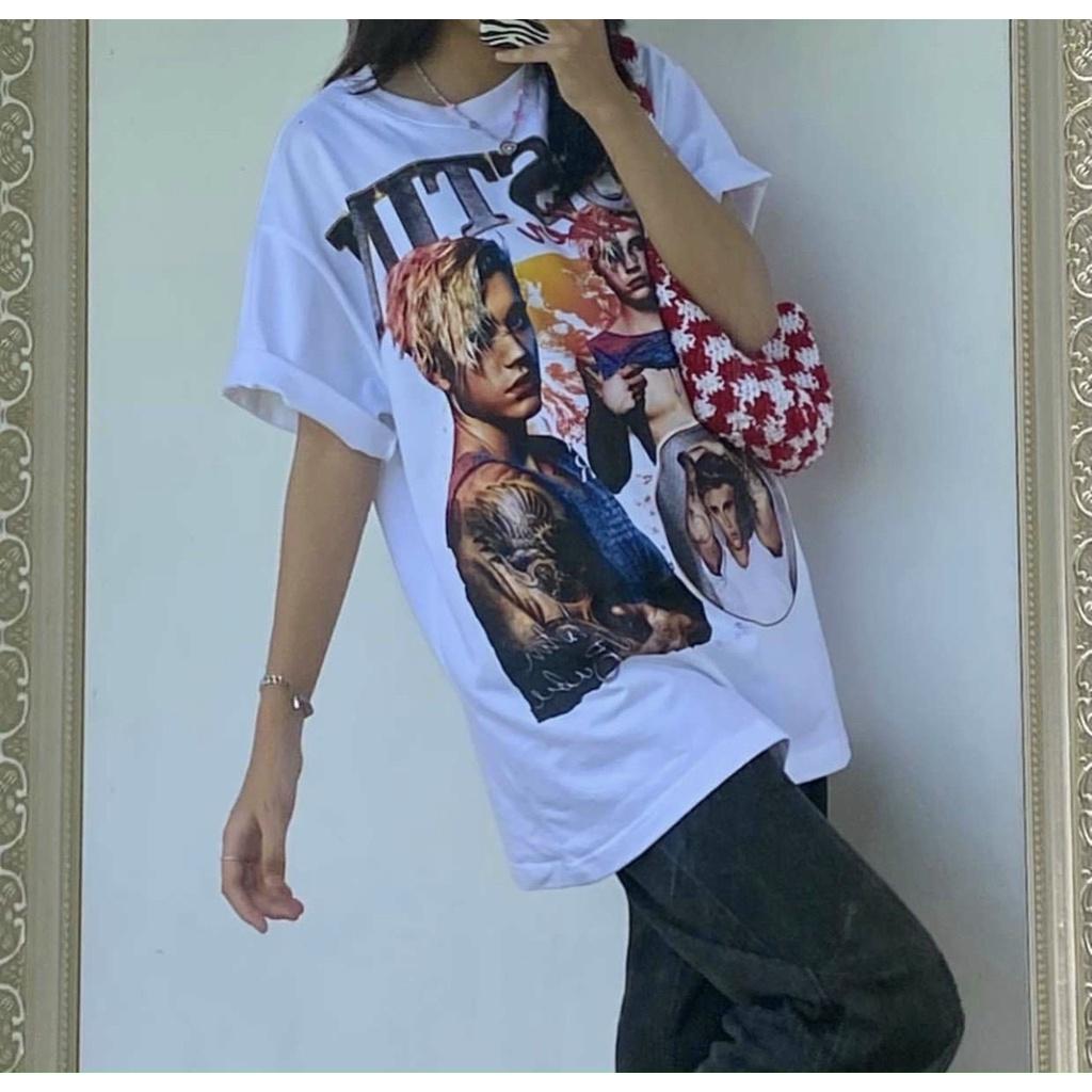 Áo Thun Local Brand Justin Bieber Tay Lỡ Oversize Unisex