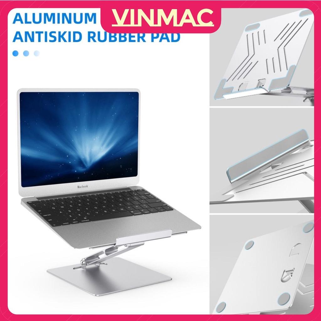 Giá đỡ cho laptop, iPad CP49 công thái học chỉnh độ cao chống mỏi vai gáy một chân kiêm đế hỗ trợ tản nhiệt cho laptop