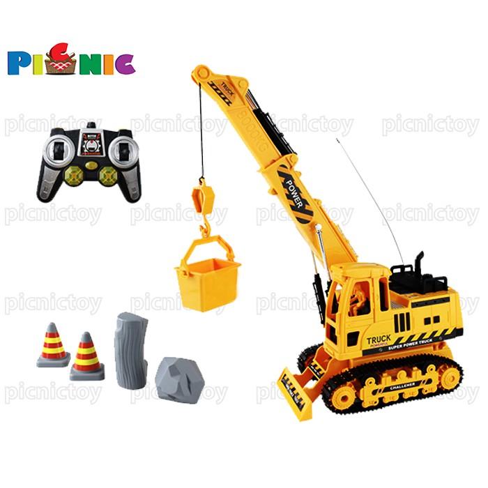 Đồ chơi xe cẩu điều khiển dây