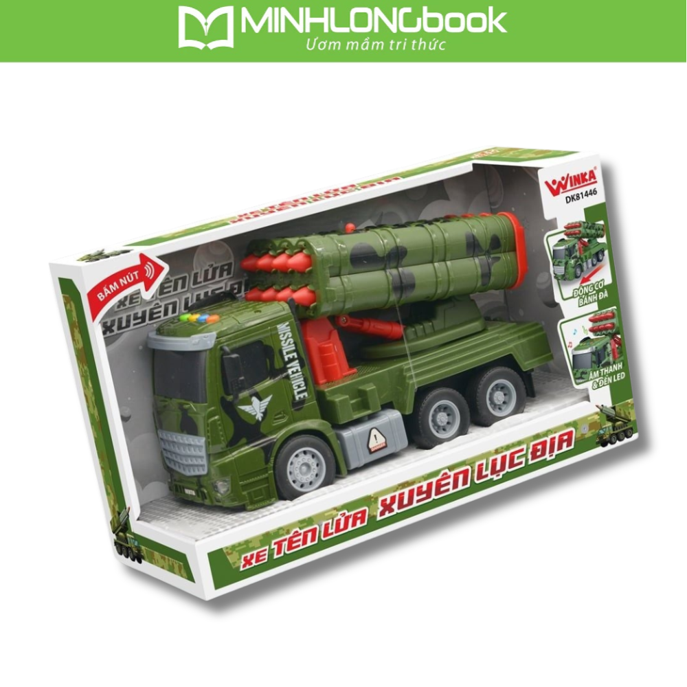 Đồ Chơi DUKA:  Xe Tên Lửa XuyênLục Địa DK81446
