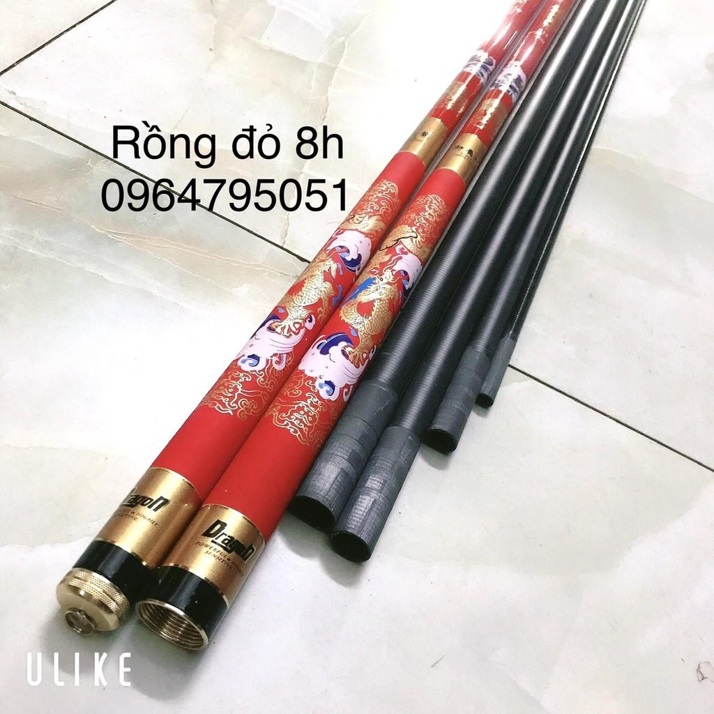 CẦN CÂU TAY 8H RỒNG ĐỎ chất lượng 698