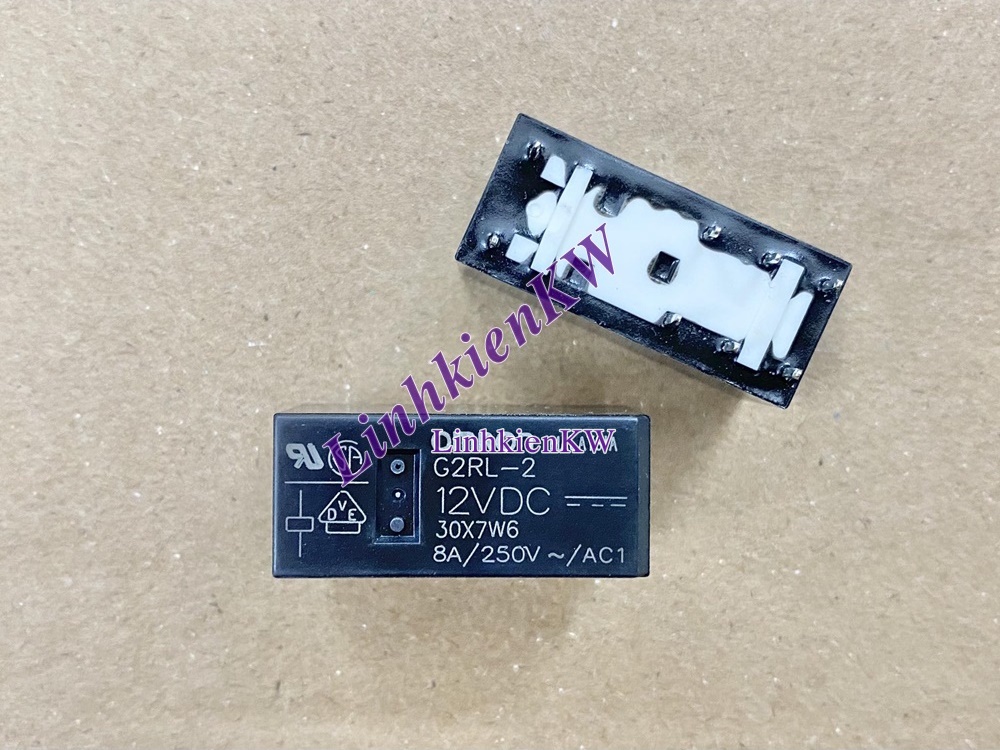 Rơ le G2RL-2 12VDC 2 tiếp điểm 8A 250VAC mới chính gốc