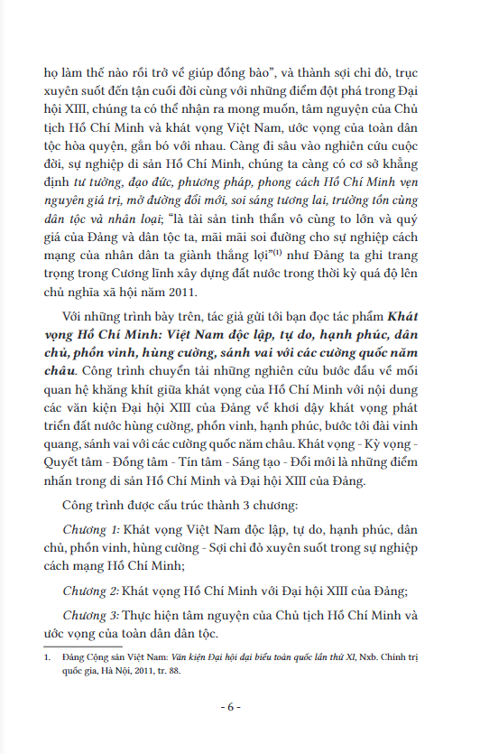 Sách Khát Vọng Hồ Chí Minh