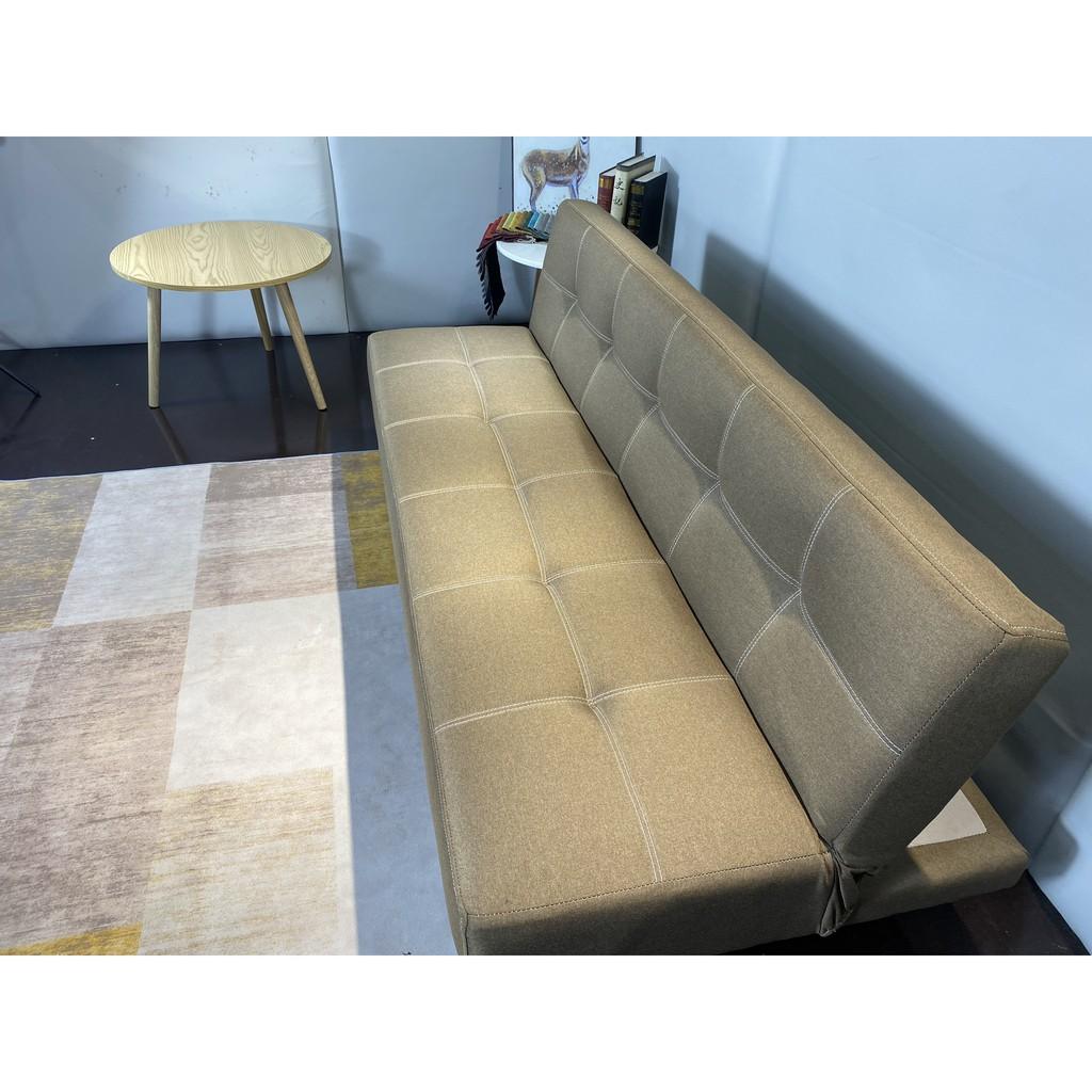 SOFA BED MÀU NÂU SỮA. DÀI 170cm, RỘNG 86 CM