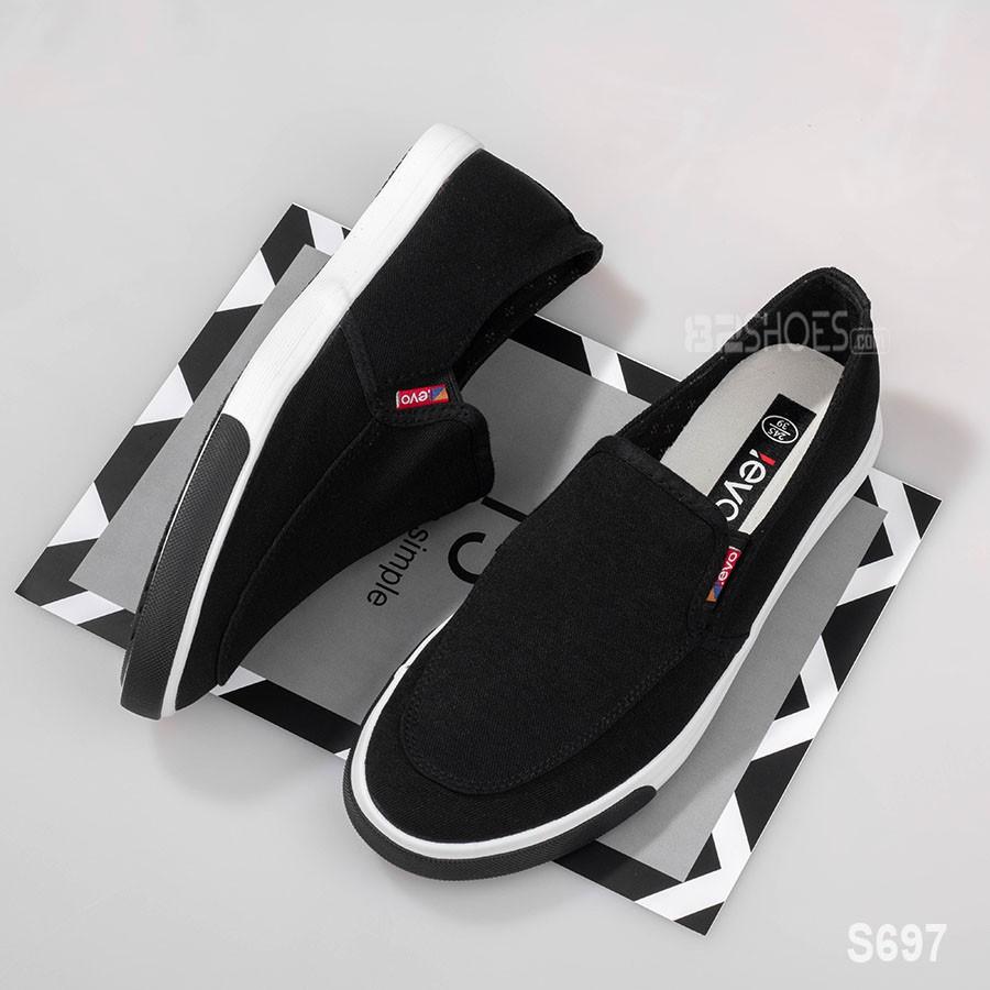 Giày lười nam - Slip on nam vải - Mã S697