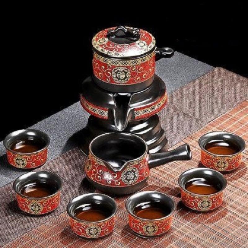 Bộ ấm chén pha trà cối xay sm 9 món