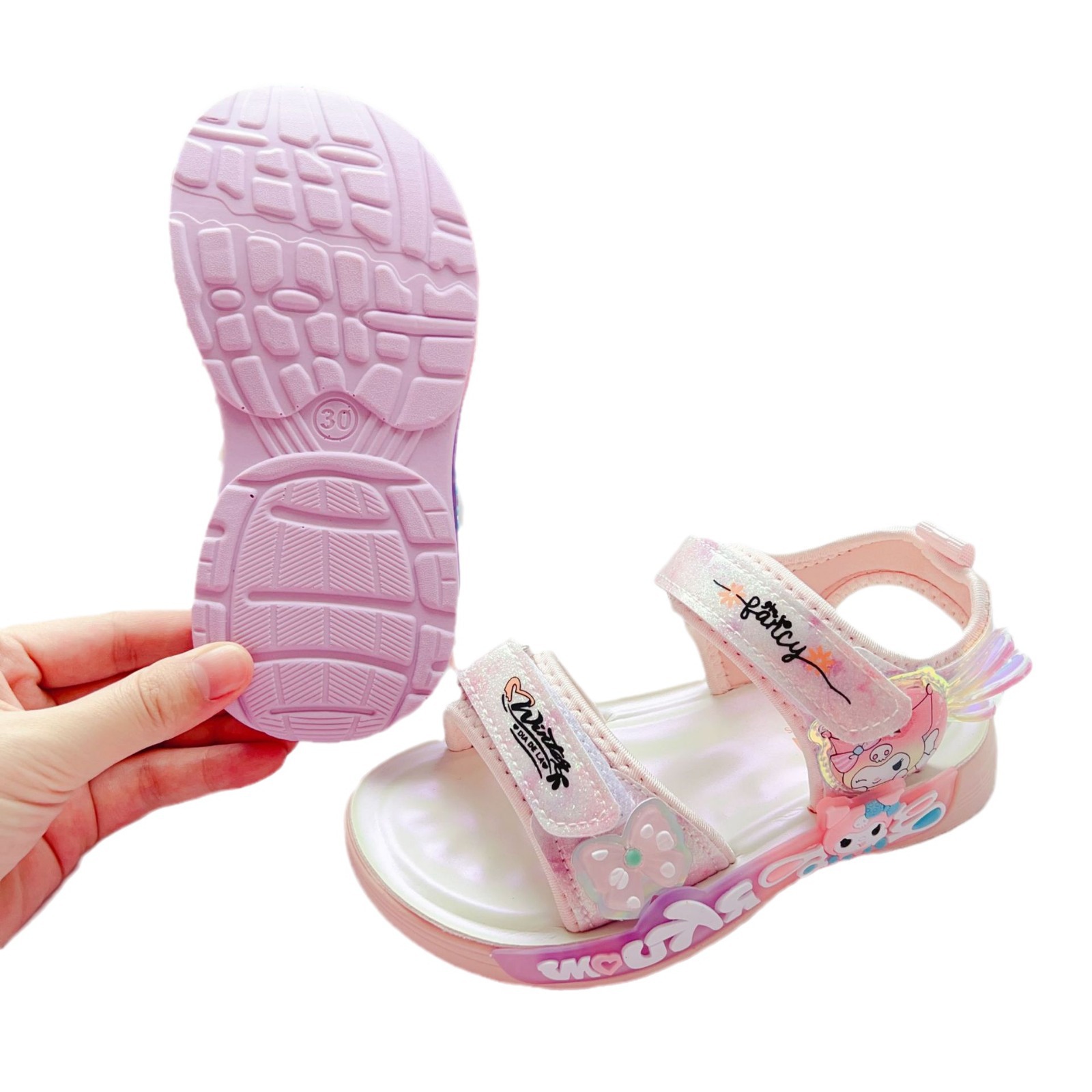 Giày Sandal quai hậu cho bé gái, thể thao siêu nhẹ, chống trơn trượt – GSD9094