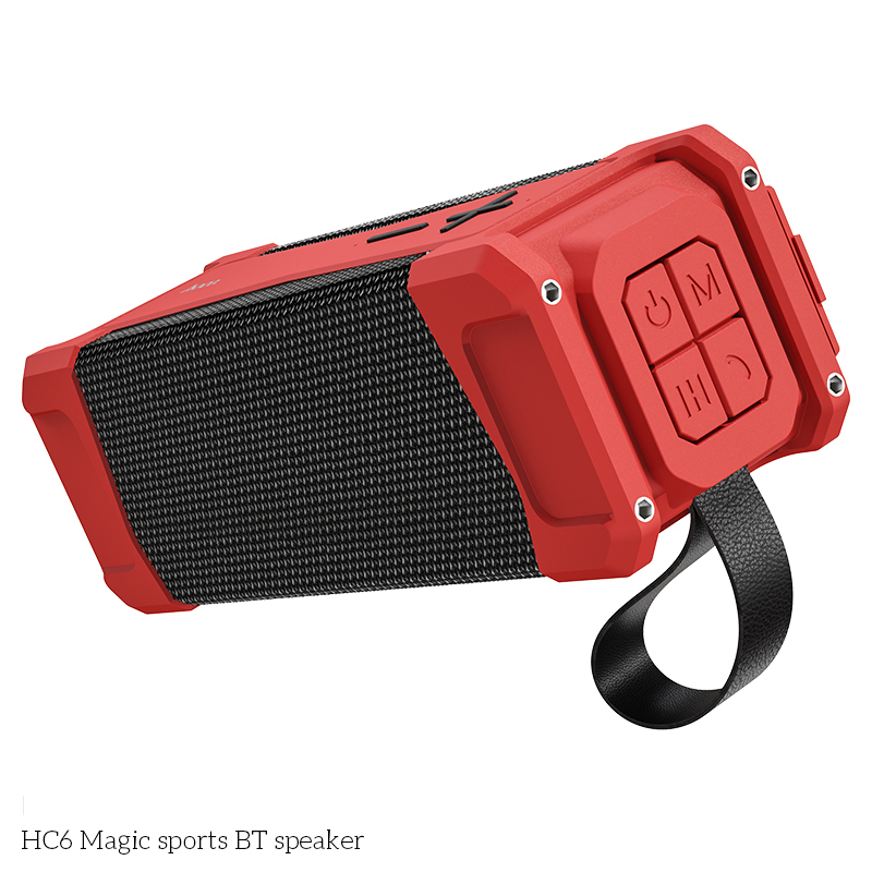 Loa Bluetooth Thể Thao Chống Nước Cho Hoco HC6 - 2 Loa Công Suất 10W, Pass Mạnh Mẽ, Hỗ Trợ FM, Thẻ TF, USB, AUX