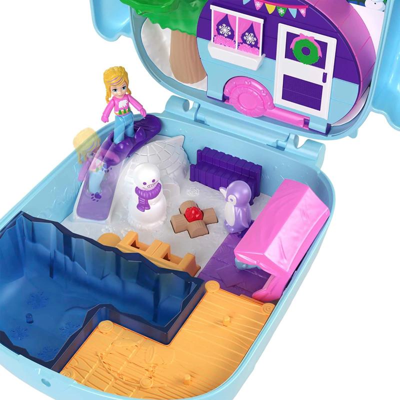 Đồ Chơi Polly Pocket Và Tiệc Ngủ Của Cú Tuyết - Polly Pocket HKV37/FRY35