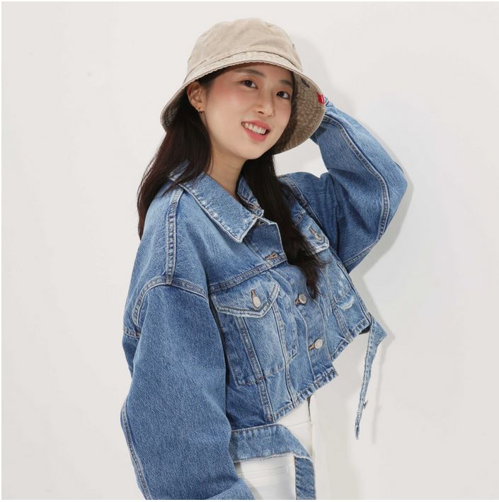 Hình ảnh PREMI3R Mũ xô Nón Premier Denim Bucket Hat Mũ lưỡi trai phong cách hàn quốc nón thương hiệu chính hãng [만렙모자] 피그먼트 버킷햇 [S/M/L/XL] D프레임 벙거지 프리미어