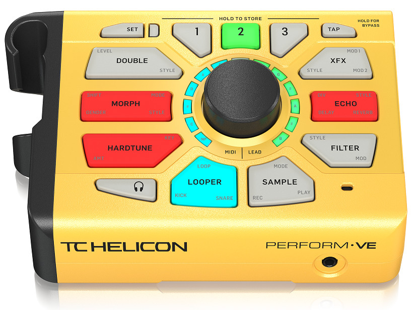 TC-Helicon PERFORM-VE-Revolutionary Mic Stand-Mount Vocal Processor- Hàng Chính Hãng