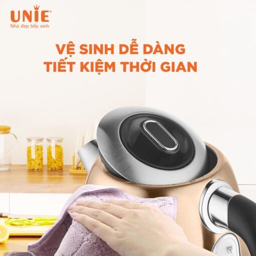 Ấm Đun Siêu Tốc Unie 1.7Lit UEK1762C, Công Suất 2200W , Hàng Chính Hãng