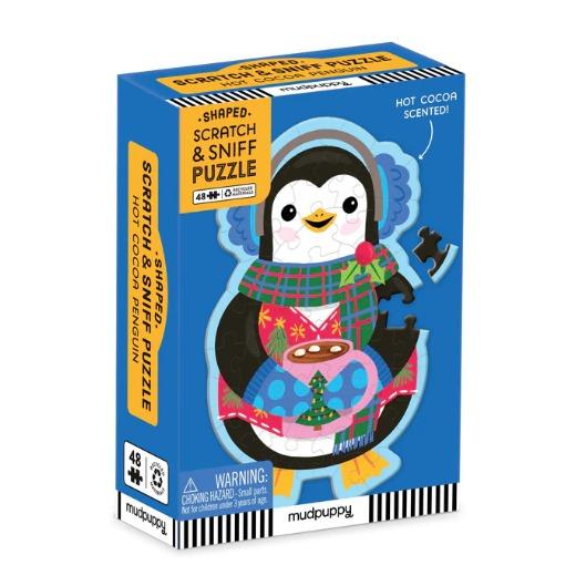 Sách 48 Scratch & Sniff Puzzle: Hot Cocoa Penguin
