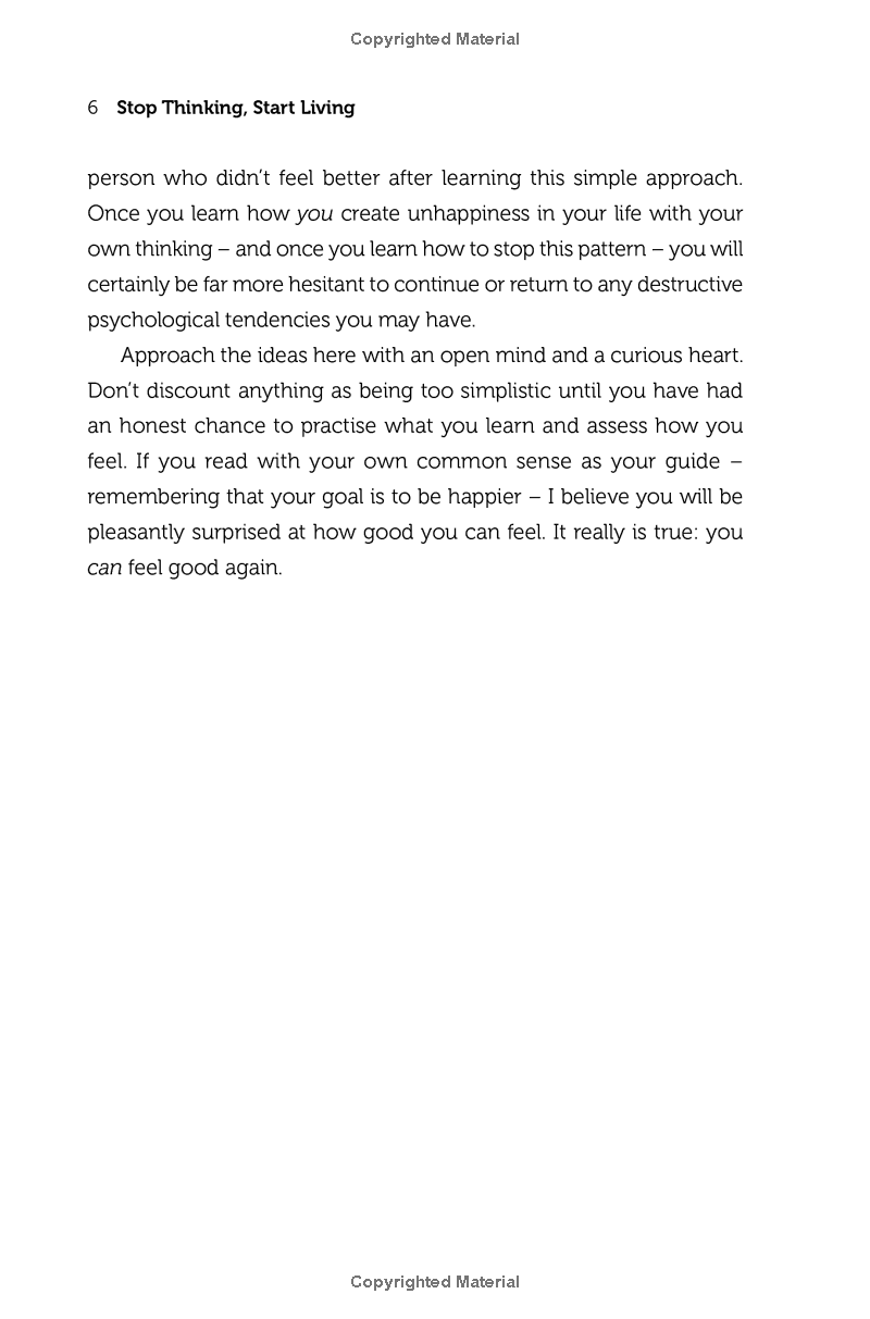 Sách ngoại văn: Stop Thinking, Start Living: Discover Lifelong Happiness (Book Artwork May Vary)