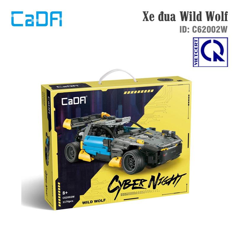 Đồ Chơi Lắp Ráp Điều Khiển bằng tay cầm remote Xe Đua Wild Wolf – CADA C62002W tỷ lệ 1:12