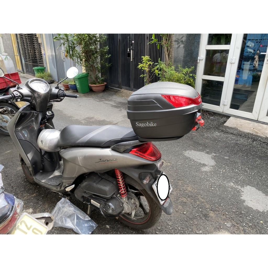 Thùng xe Janus, thùng Givi B27N kèm đế, bát gắn, lắp trực tiếp lên cảng zin của xe