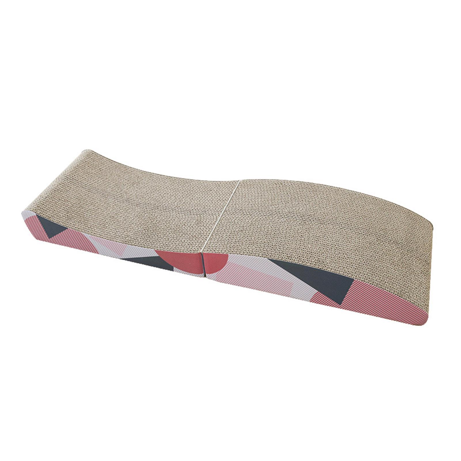 Corrugated Scratching Bed Foldable Scratch Pad Kitty Cat Scratcher Cardboard