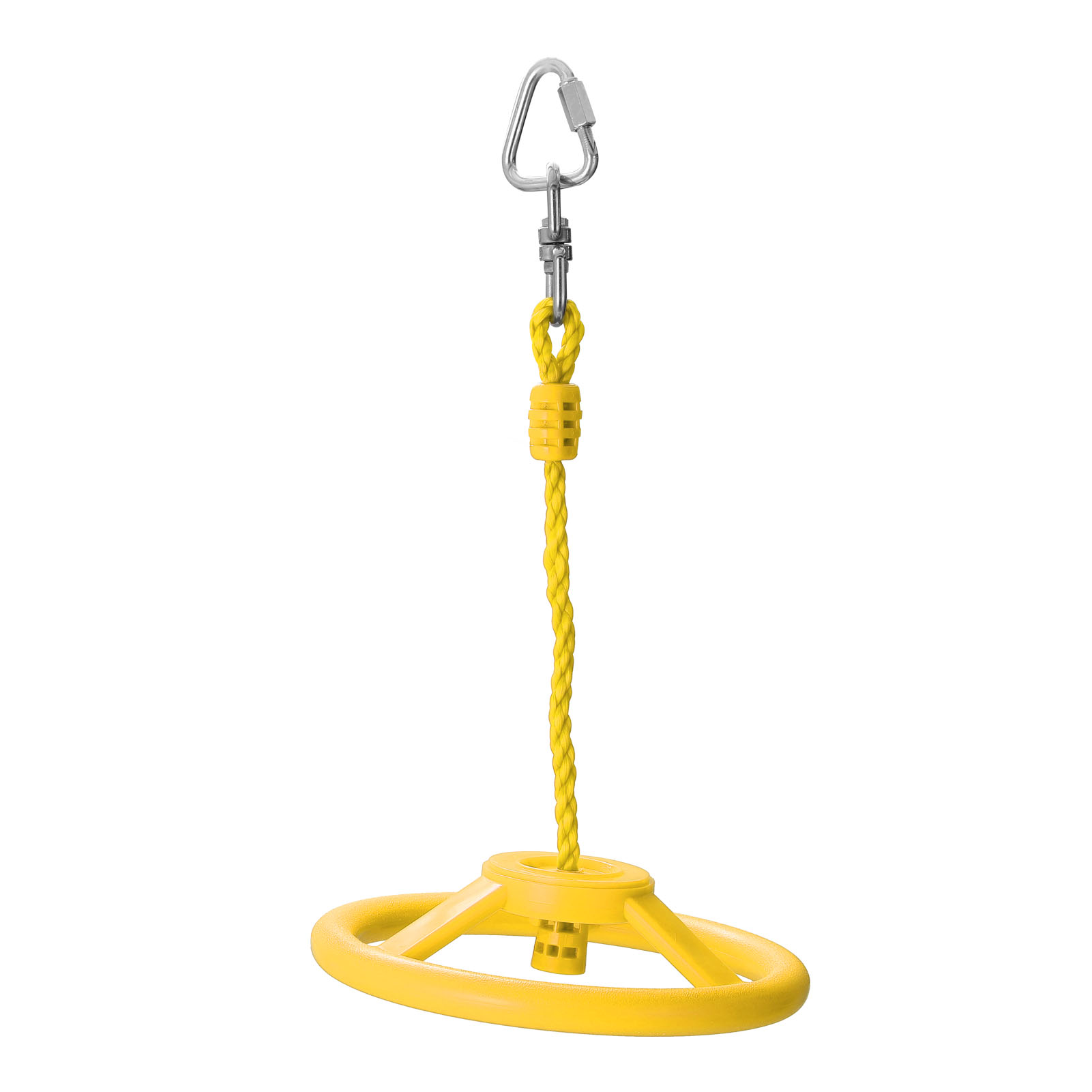 Đồ chơi Bánh xe treo cho trẻ em xoay 360 ° Tay cầm chống trơn trượt, vân mịn, tăng độ ma sát, chất liệu nhựa an toàn