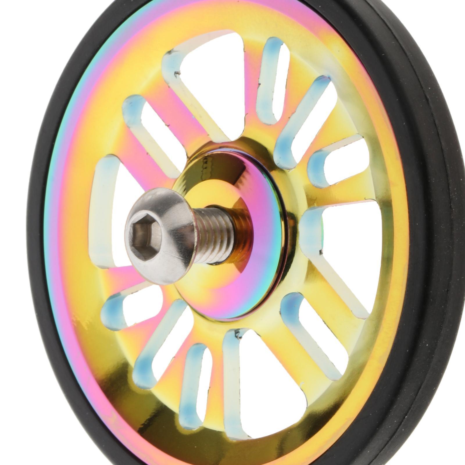 2x Folding Bike  6cm for  Foldable  Transporting Pushing Walking Components Parts