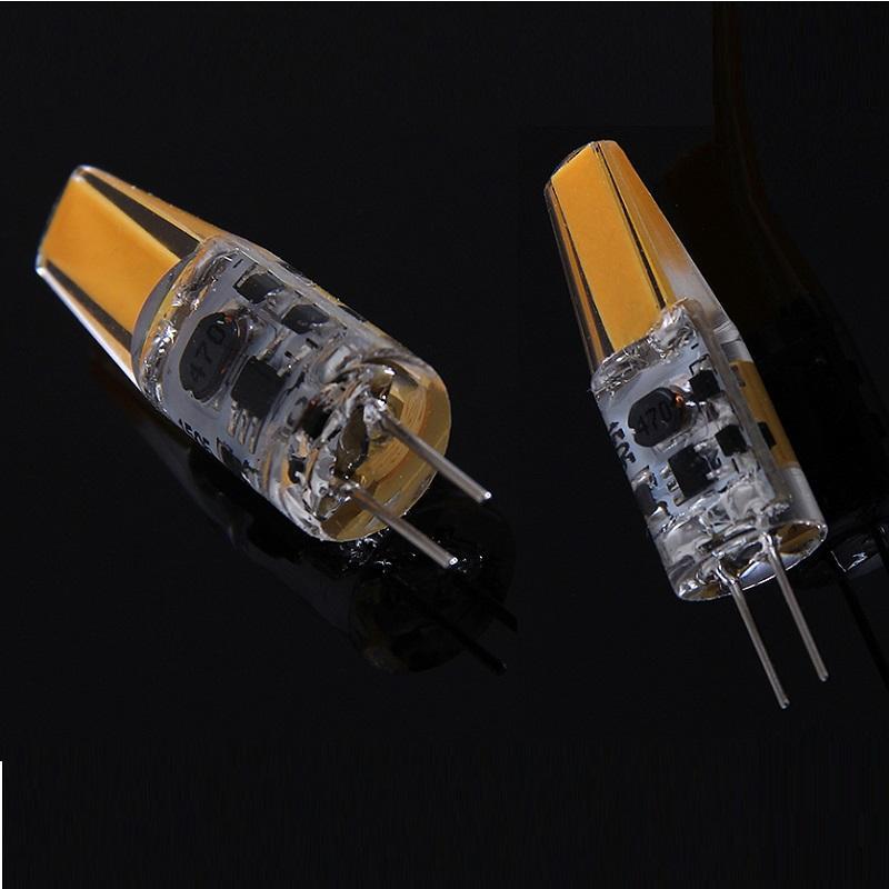 5  Pcs  G4  3W  Dimmable  COB  LED  Light  Bulb  AC / DC  12V