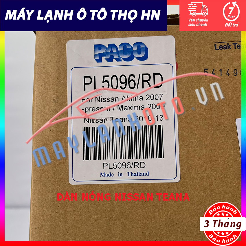 Dàn nóng Nissan Teana Hàng xịn Thái Lan