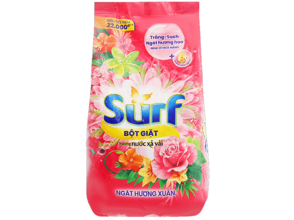 Bột giặt Surf túi 5,5kg hương nước xả vải 