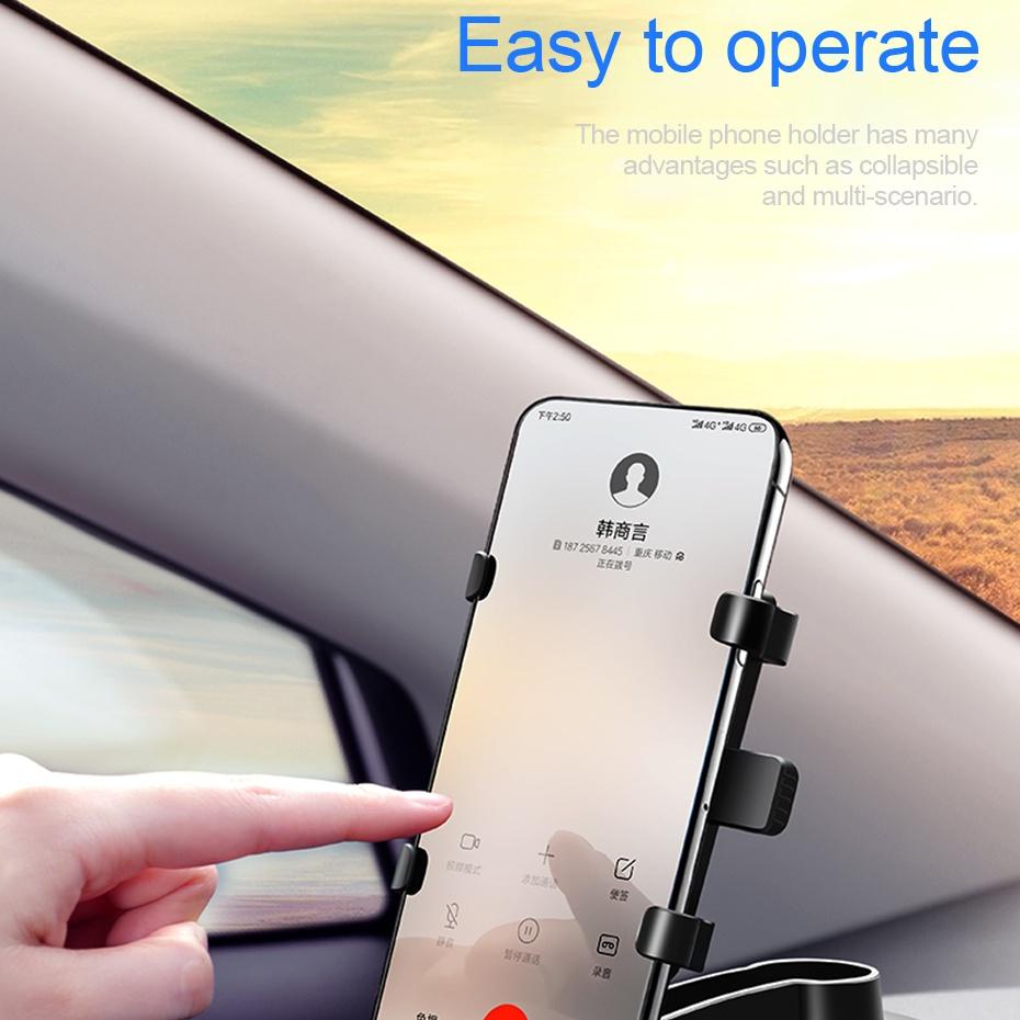 Giá đỡ điện thoại/GPS DVR xoay 360 độ gắn kính chiếu hậu xe hơi