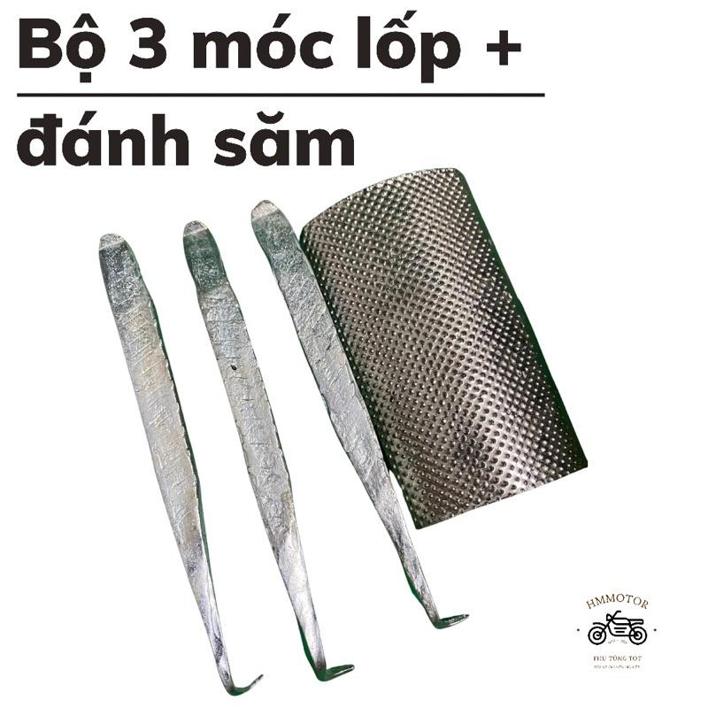 Combo 3 móc lốp xe máy, xe đạp ( tặng kèm đánh săm)