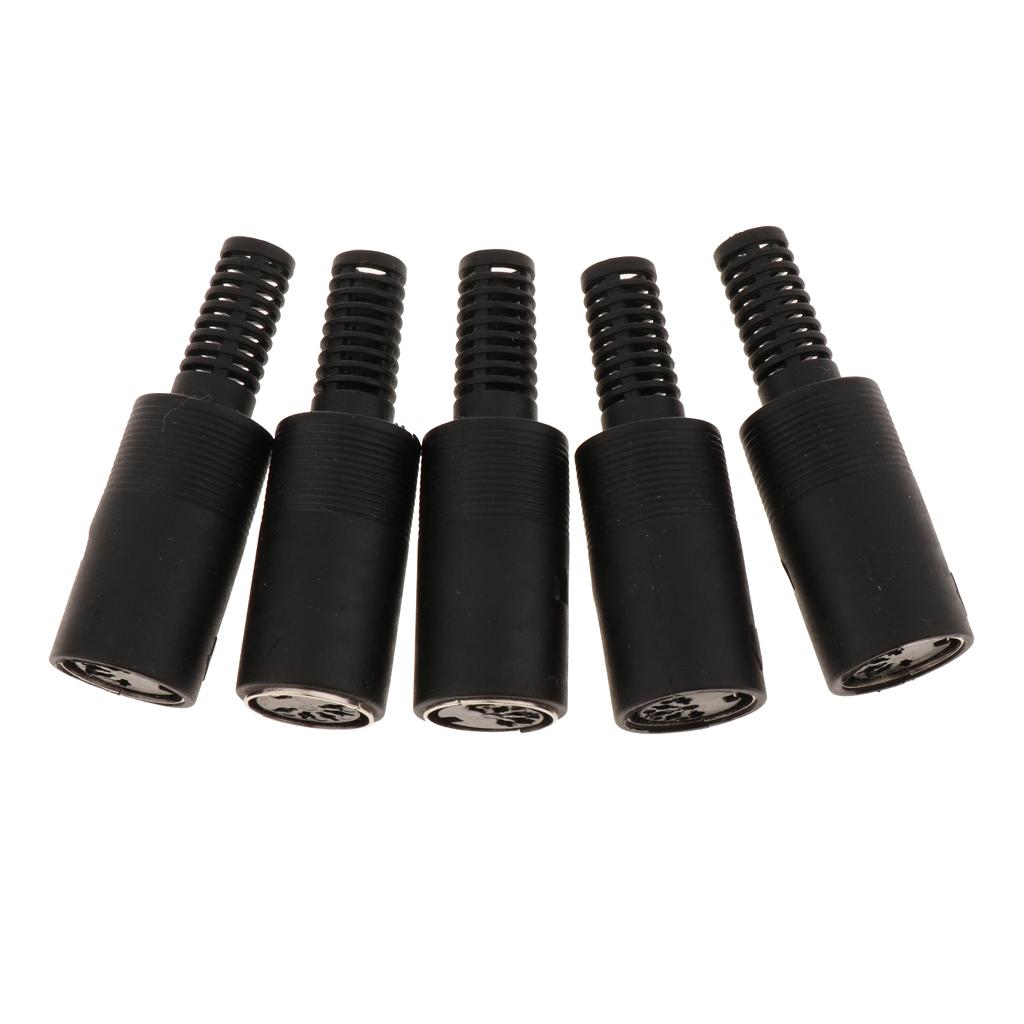 Mini Pin Female Plug Audio Jack Connector for Keyboard/Mouse DIY 3 Pin