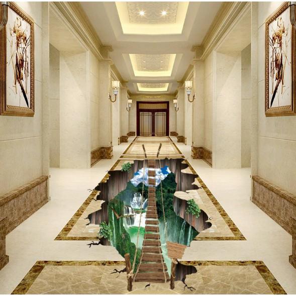 Miếng dán sàn nhà 3D 60x90cm