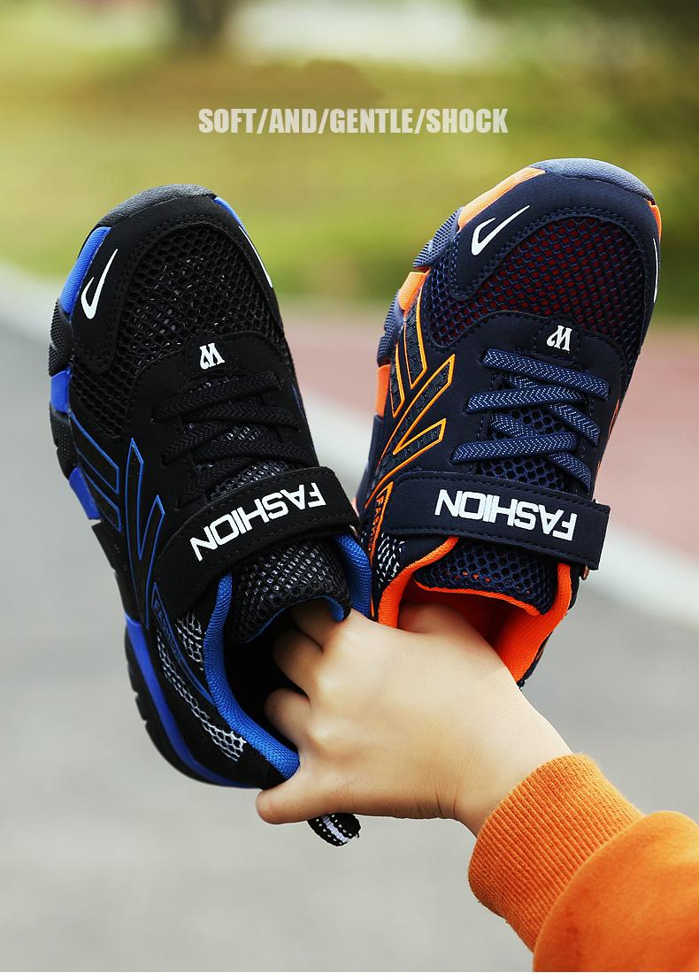 Trẻ em thoáng khí một đôi giày thể thao mùa hè Color: Blue Shoe Size: 34