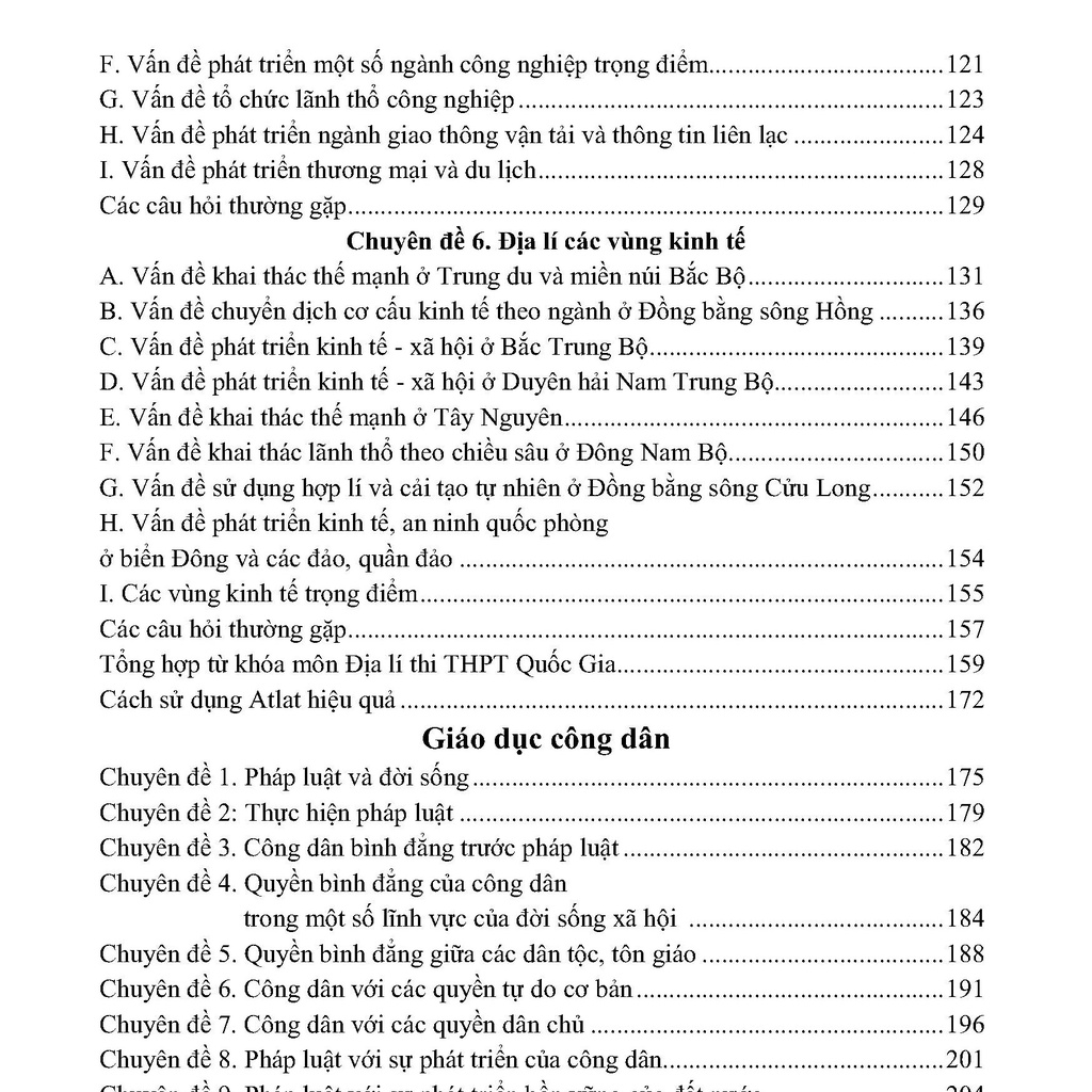 Sách- Sổ Đề Cương Xã Hội Sử Địa GDCD thi THPT Quốc Gia