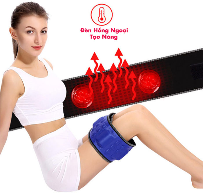 Đai massage bụng X5 pin sạc hồng ngoại Wireless Belt