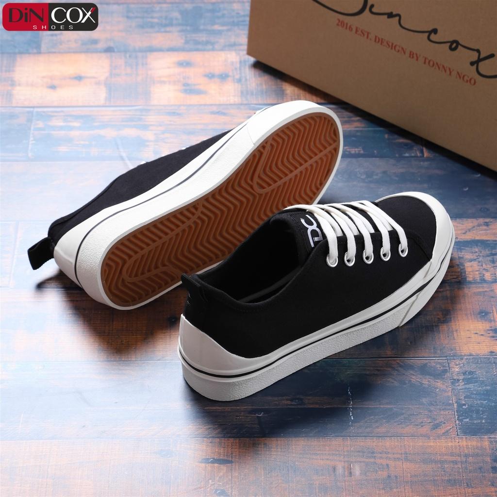 Giày Sneaker Vải Nữ DINCOX D31 Năng Động Nữ Tính Black