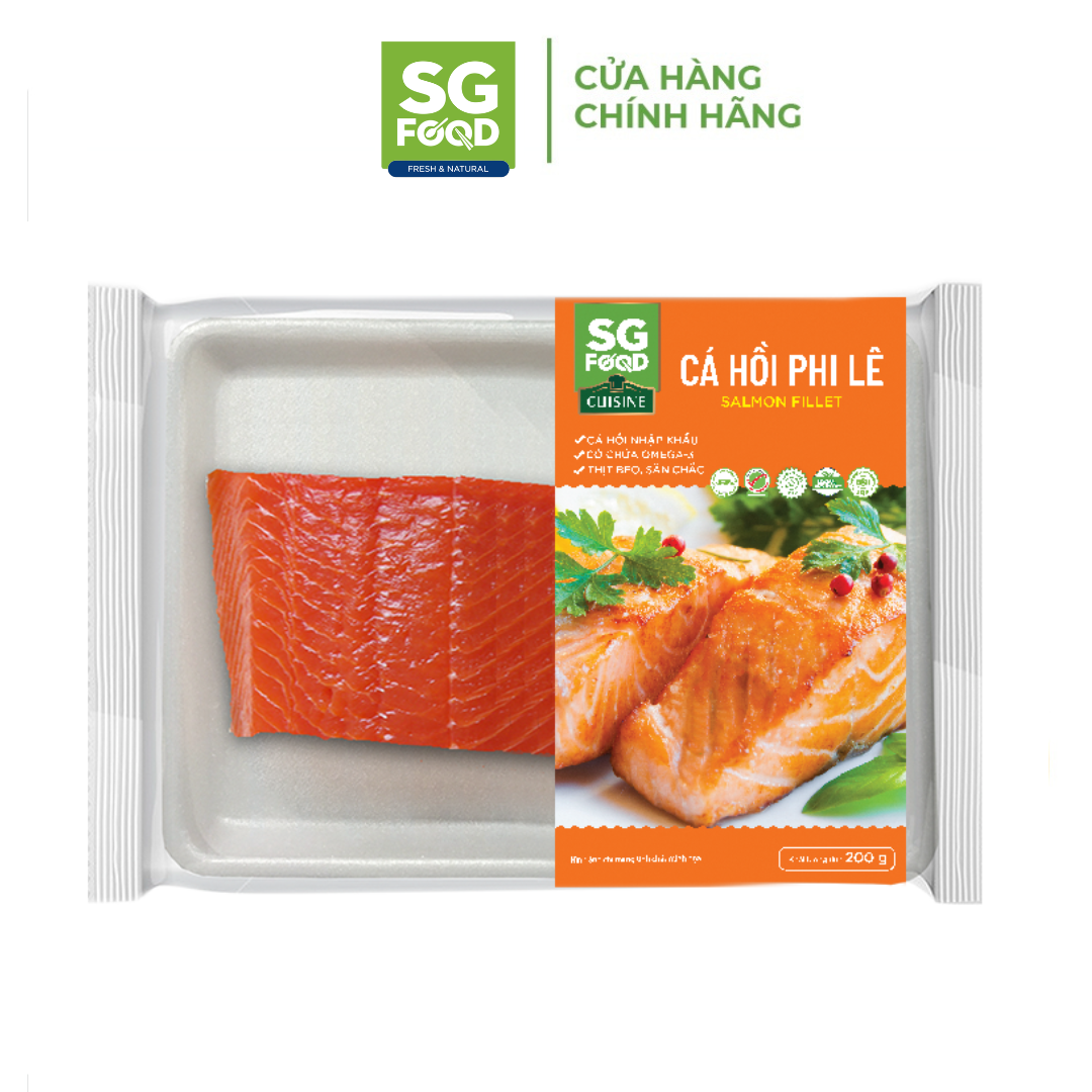 Cá hồi fillet SG Food 200g