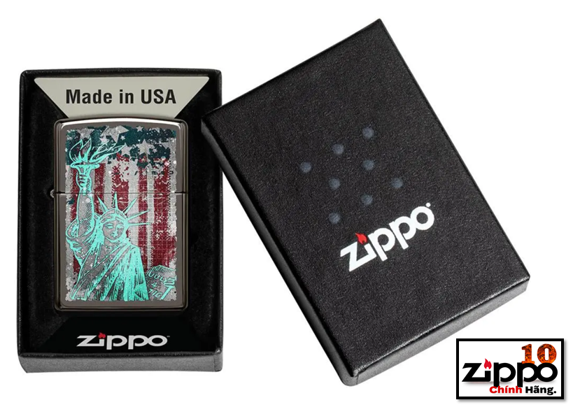 Bật lửa ZIPPO Statue Of Liberty Design SKU: 49663 - Chính hãng 100%