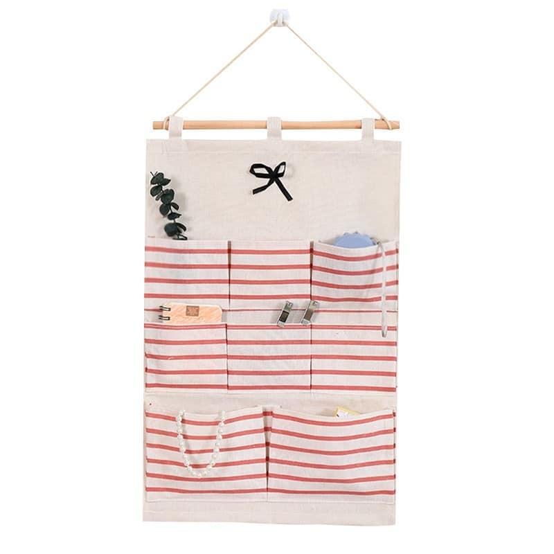 TÚI VẢI ĐỰNG ĐỒ 8 NGĂN TREO TƯỜNG DECOR PHÒNG THÊM SINH ĐỘNG GIÚP LƯU TRỮ VẬT DỤNG GỌN GÀNG NGĂN NẮP