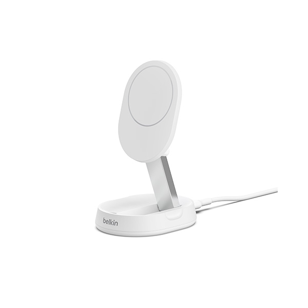 Đế sạc không dây Belkin Qi2 BoostCharge Universal 15W, điều chỉnh linh hoạt đứng nằm, không kèm sạc - hàng chính hãng