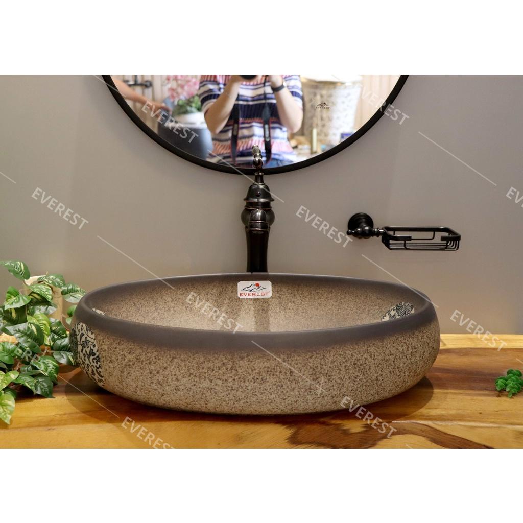 Lavabo Rửa Mặt Bằng Sứ EVEREST EV-CĐ32