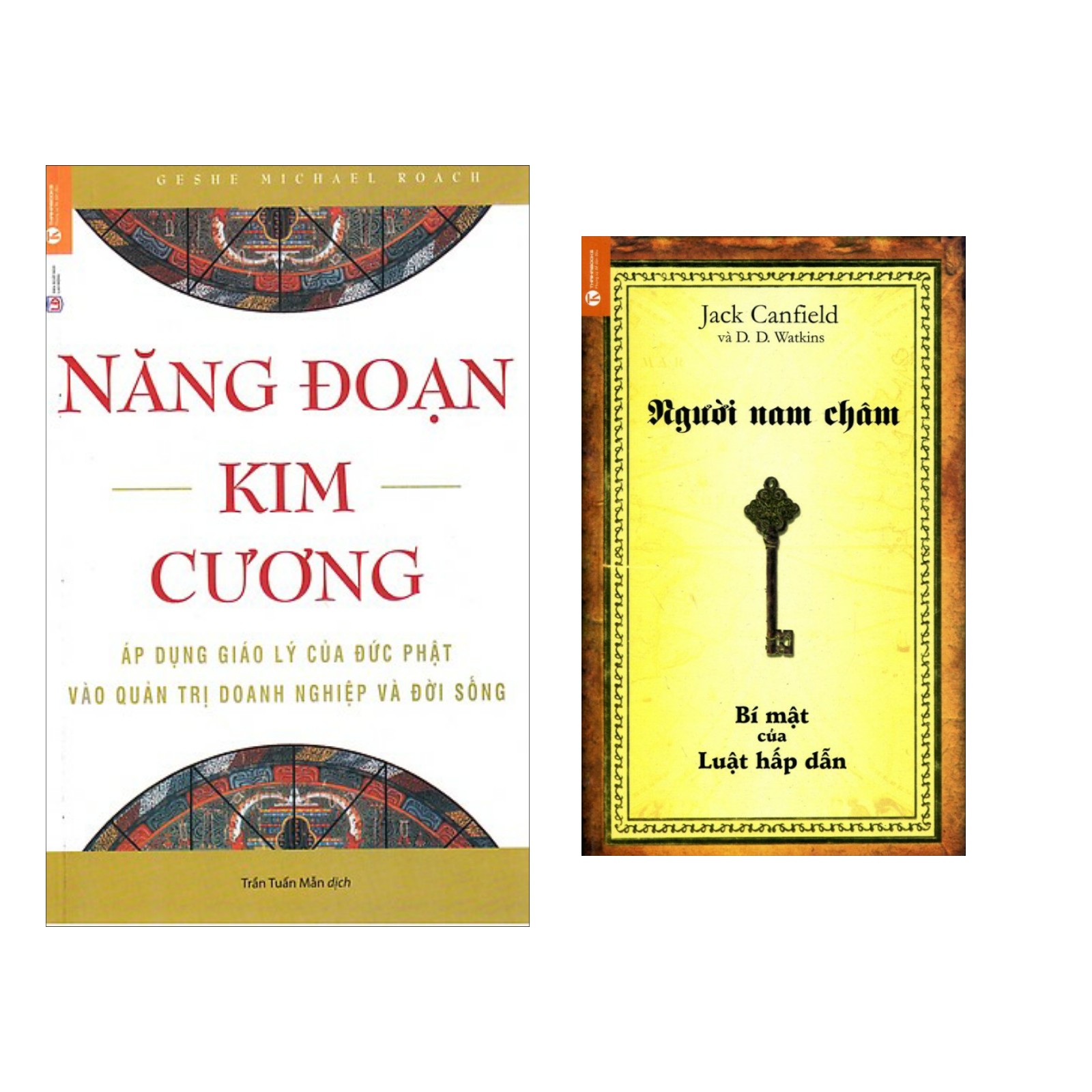 Combo Sách Kỹ Năng Làm Việc:  Năng Đoạn Kim Cương +  Người Nam Châm - Bí Mật Của Luật Hấp Dẫn