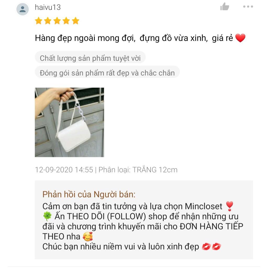 50K Túi đeo chéo nữ dây pha xích mini