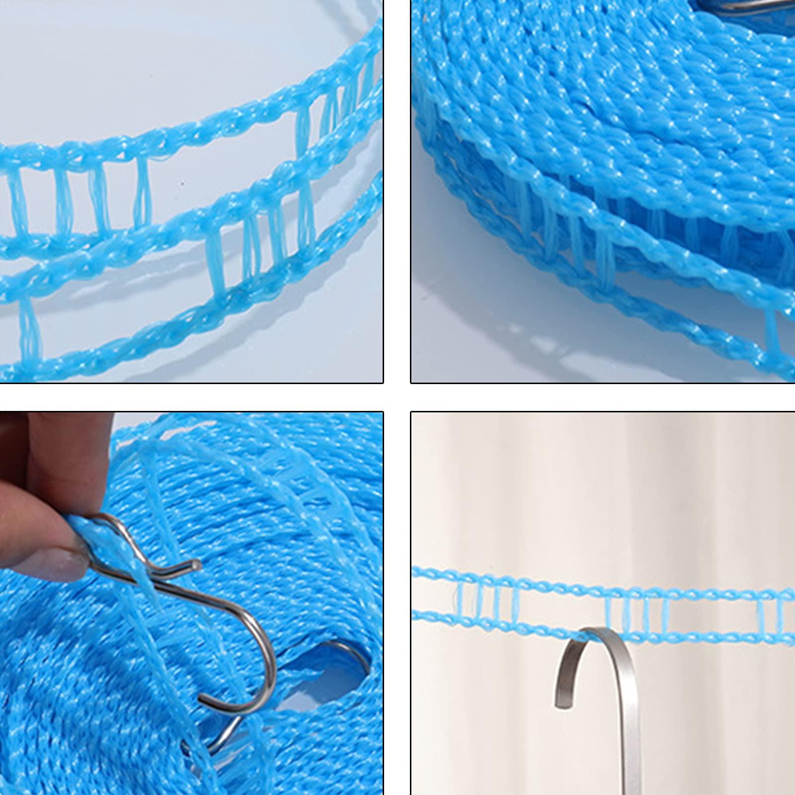 Labbage Rope Wind-Winder-Clothing Rope Rope Non-Slip Cắt dây đóng dây đóng cửa phù hợp cho bên ngoài, bên trong, nhà, chuyến đi, khu cắm trại