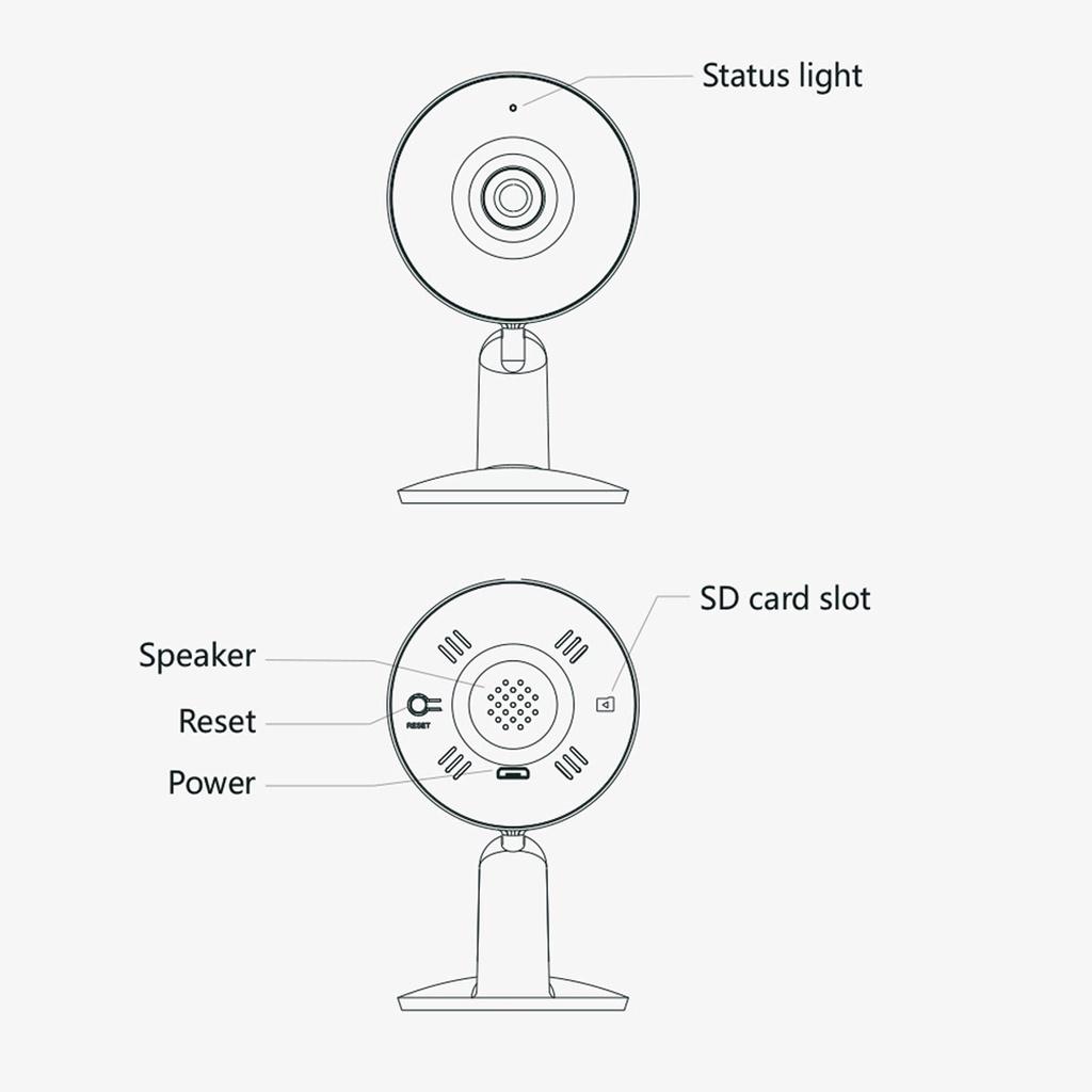 Camera Isachi SC-S1 tích hợp cảm biến chuyển động