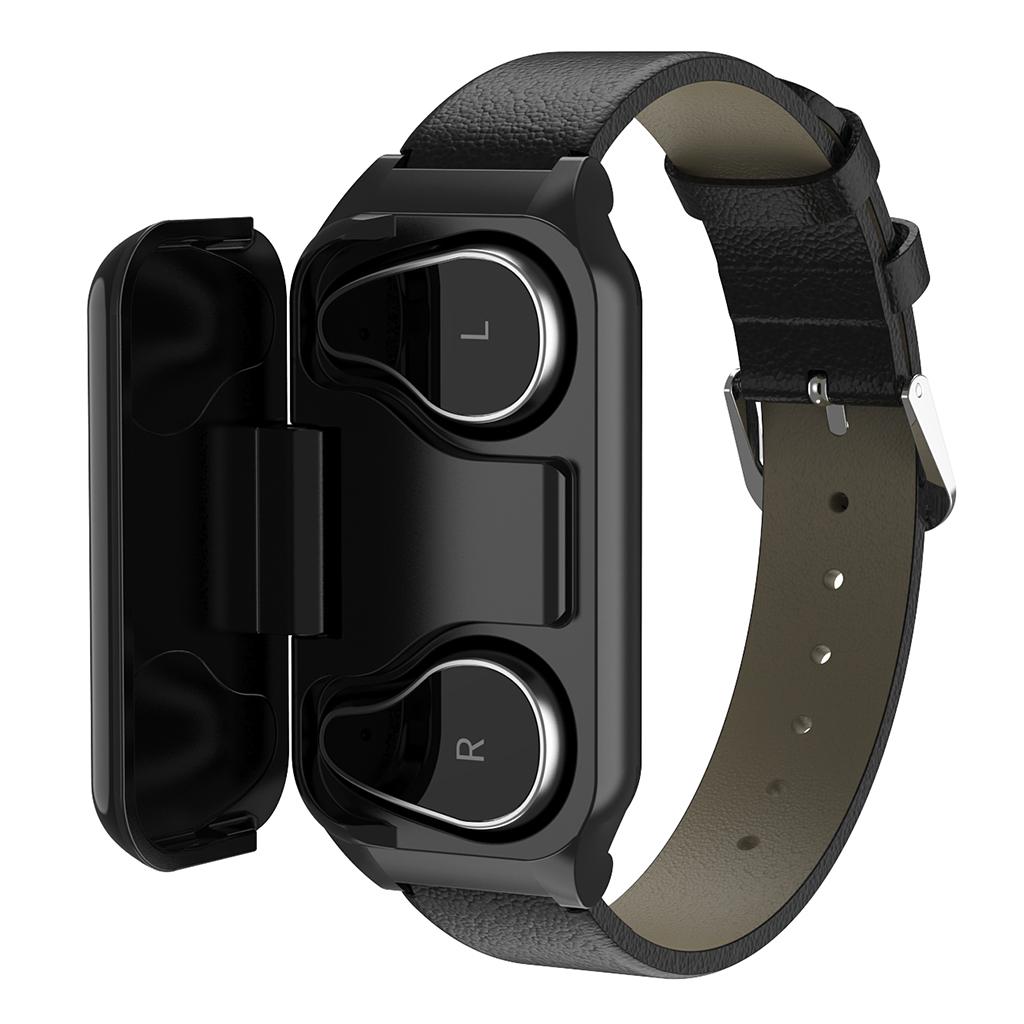 Wireless Headset TWS In-ear Bluetooth Earphone Sport Mini Smart Watch Wristband