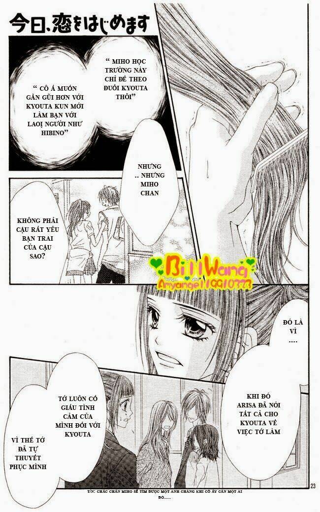 kyou, koi wo hajimemasu - mộng mơ đầu đời chapter 24 21