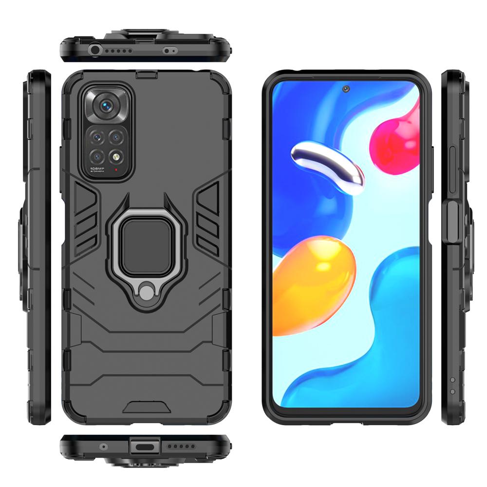Ốp lưng cho Xiaomi Redmi Note 11 11s 4G iRON MAN IRING Nhựa PC cứng viền dẻo chống sốc